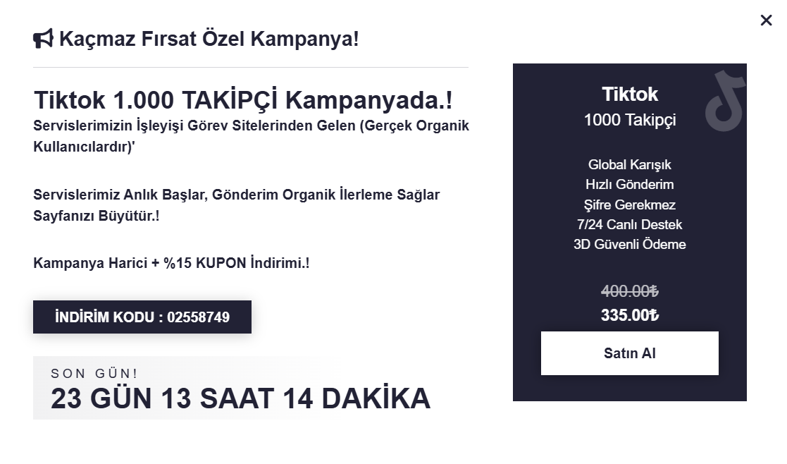 Kupon Kodları