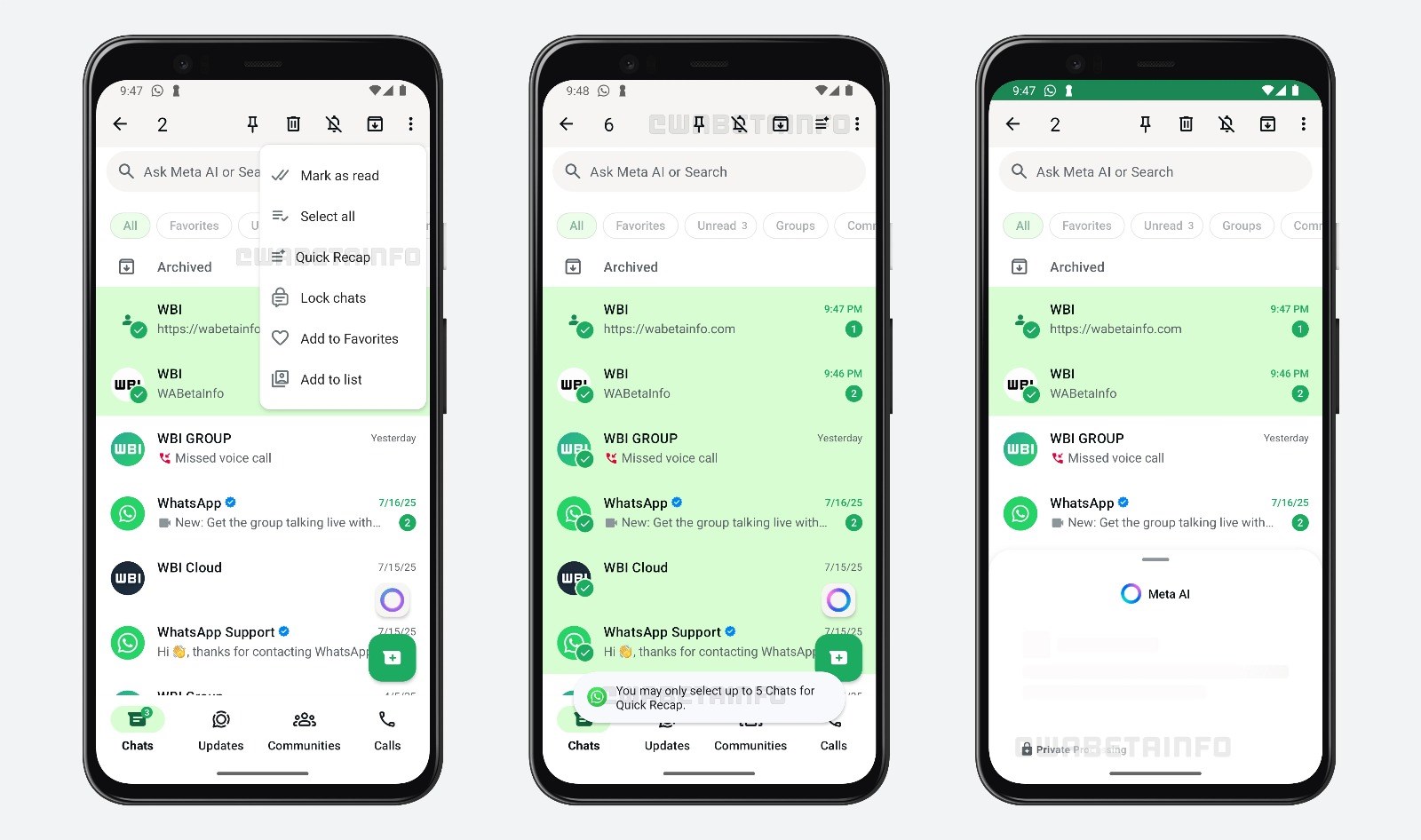WhatsApp, Hızlı Özet özelliğiyle sohbet takibini kolaylaştıracak