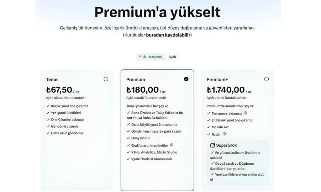 X Premium aboneliğine zam geldi, İşte yeni fiyatlar
